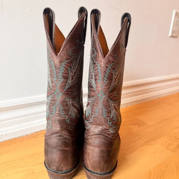 🤠 Justin Justin Bent Rail Cowboy Boots (BRL104) – Excellent Condition  size 8.5 - Picture 6 of 6